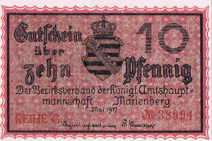 Germany, 10 Pfennig, M8.2a