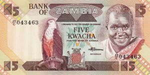 Zambia, 5 Kwacha, P25d