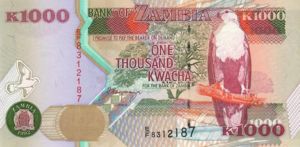 Zambia, 1,000 Kwacha, P40a