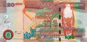 Zambia, 20,000 Kwacha, P47c