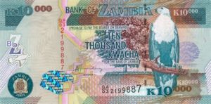 Zambia, 10,000 Kwacha, P46a