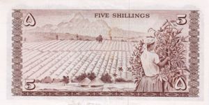 Kenya, 5 Shilling, P1a