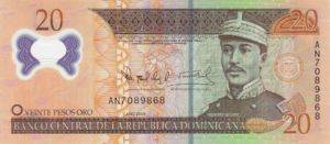 Dominican Republic, 20 Peso Oro, P182a