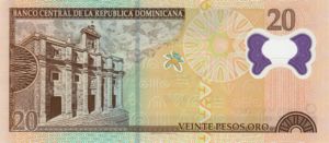 Dominican Republic, 20 Peso Oro, P182a