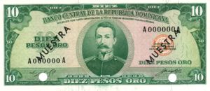 Dominican Republic, 10 Peso Oro, P101s v2
