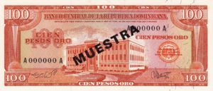 Dominican Republic, 100 Peso Oro, P104s