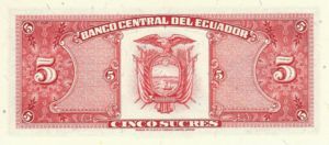 Ecuador, 5 Sucre, P120A Sign.3