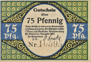 Germany, 75 Pfennig, 1167.1a