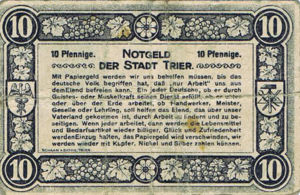 Germany, 10 Pfennig, T27.6a