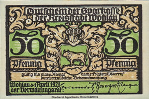 Germany, 50 Pfennig, W54.2b