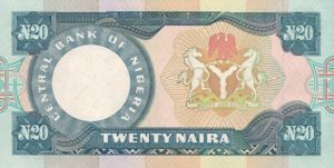 Nigeria, 20 Naira, P26g v3