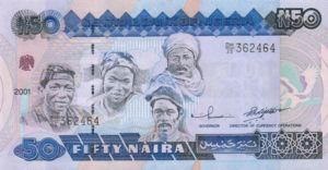 Nigeria, 50 Naira, P27d