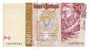 Portugal, 500 Escudo, P187a Sign.2