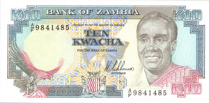 Zambia, 10 Kwacha, P31a