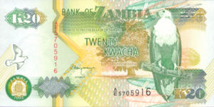 Zambia, 20 Kwacha, P36b