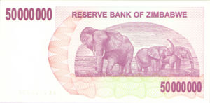 Zimbabwe, 50,000,000 Dollar, P57