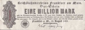Germany, 1,000,000 Mark, S1217, 1555a