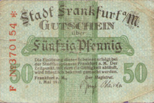 Germany, 50 Pfennig, F16.1k