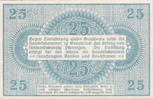 Germany, 25 Pfennig, O26.4b