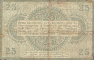 Germany, 25 Pfennig, O26.3b