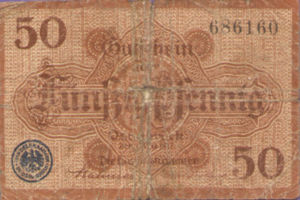 Germany, 50 Pfennig, O26.3c