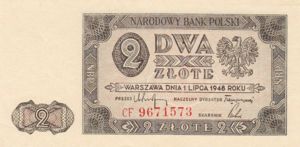 Poland, 2 Zloty, P134
