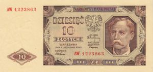 Poland, 10 Zloty, P136