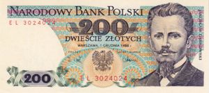 Poland, 200 Zloty, P144c v2