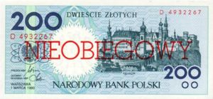 Poland, 200 Zloty, P171a