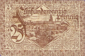 Germany, 25 Pfennig, F16.4