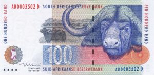 South Africa, 100 Rand, P126b