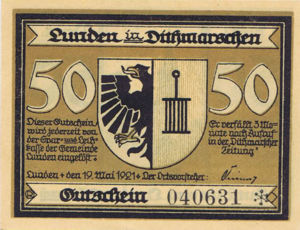 Germany, 50 Pfennig, 845.1a