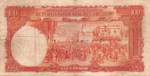 Uruguay, 100 Peso, P31b Sign.2