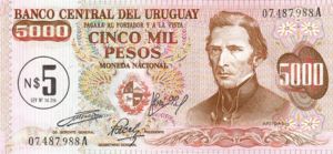 Uruguay, 5 New Peso, P57
