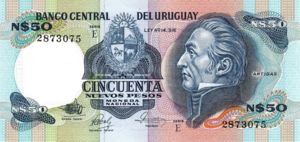 Uruguay, 50 New Peso, P61d