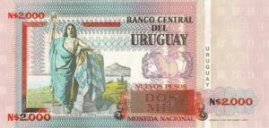 Uruguay, 2,000 New Peso, P68a