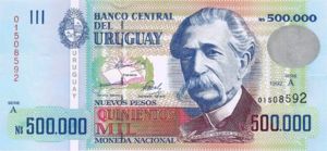 Uruguay, 500,000 New Peso, P73a