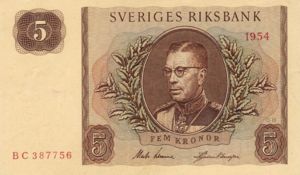 Sweden, 5 Krone, P42a