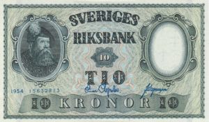 Sweden, 10 Krone, P43b