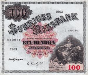 Sweden, 100 Krone, P48e