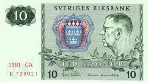 Sweden, 10 Krona, P52e v2