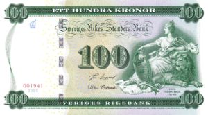 Sweden, 100 Krone, P68
