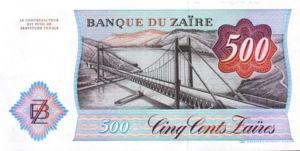 Zaire, 500 Zaire, P30b