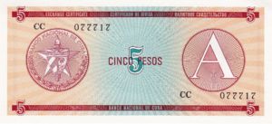 Cuba, 5 Peso, FX3