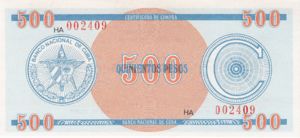 Cuba, 500 Peso, FX18