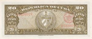 Cuba, 20 Peso, P80a