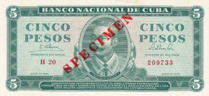 Cuba, 5 Peso, CS3