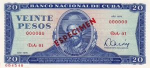 Cuba, 20 Peso, CS12