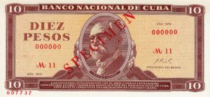 Cuba, 10 Peso, CS8