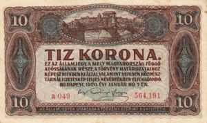 Hungary, 10 Korona, P60
